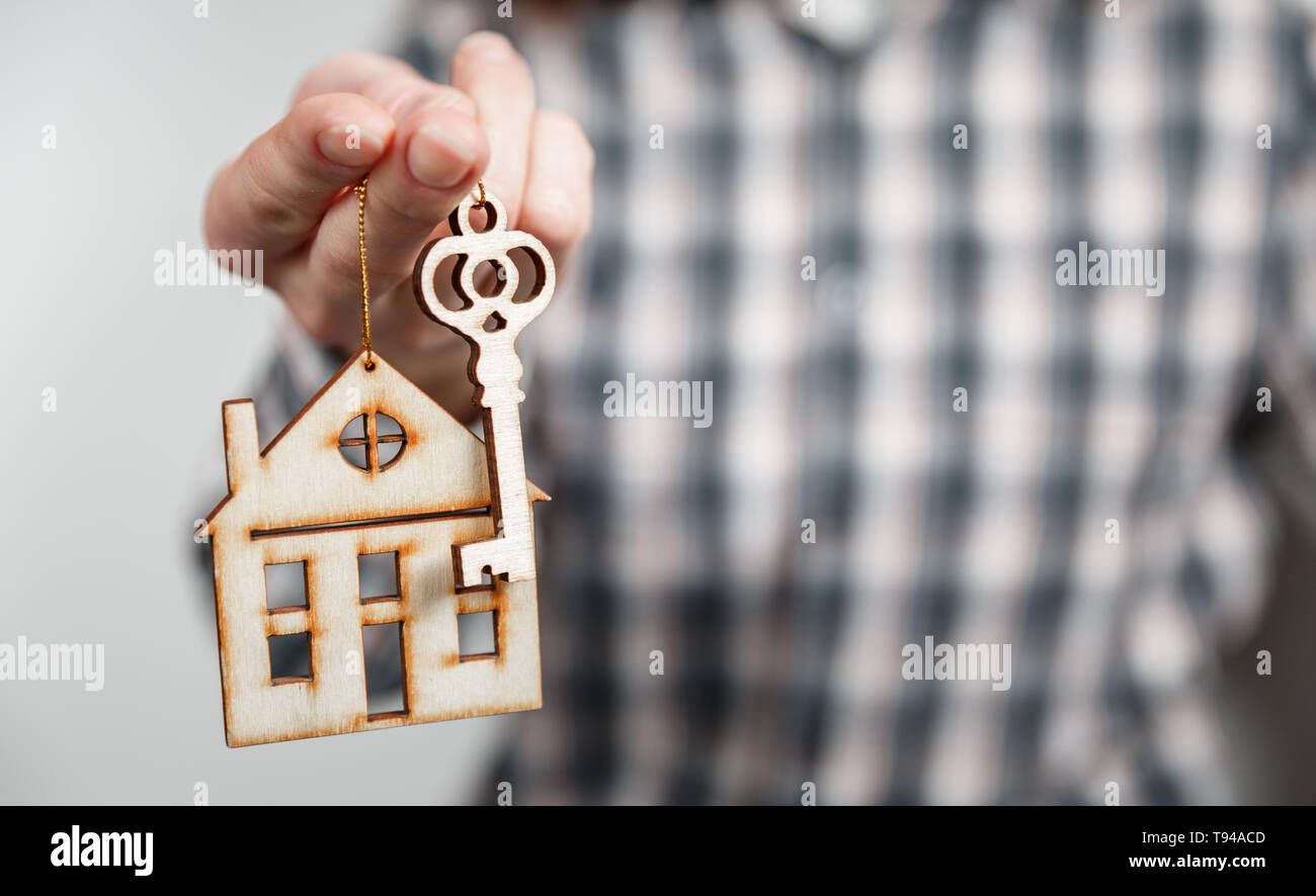 Real estate concept. Buying and selling homes. Mortgage and payment of