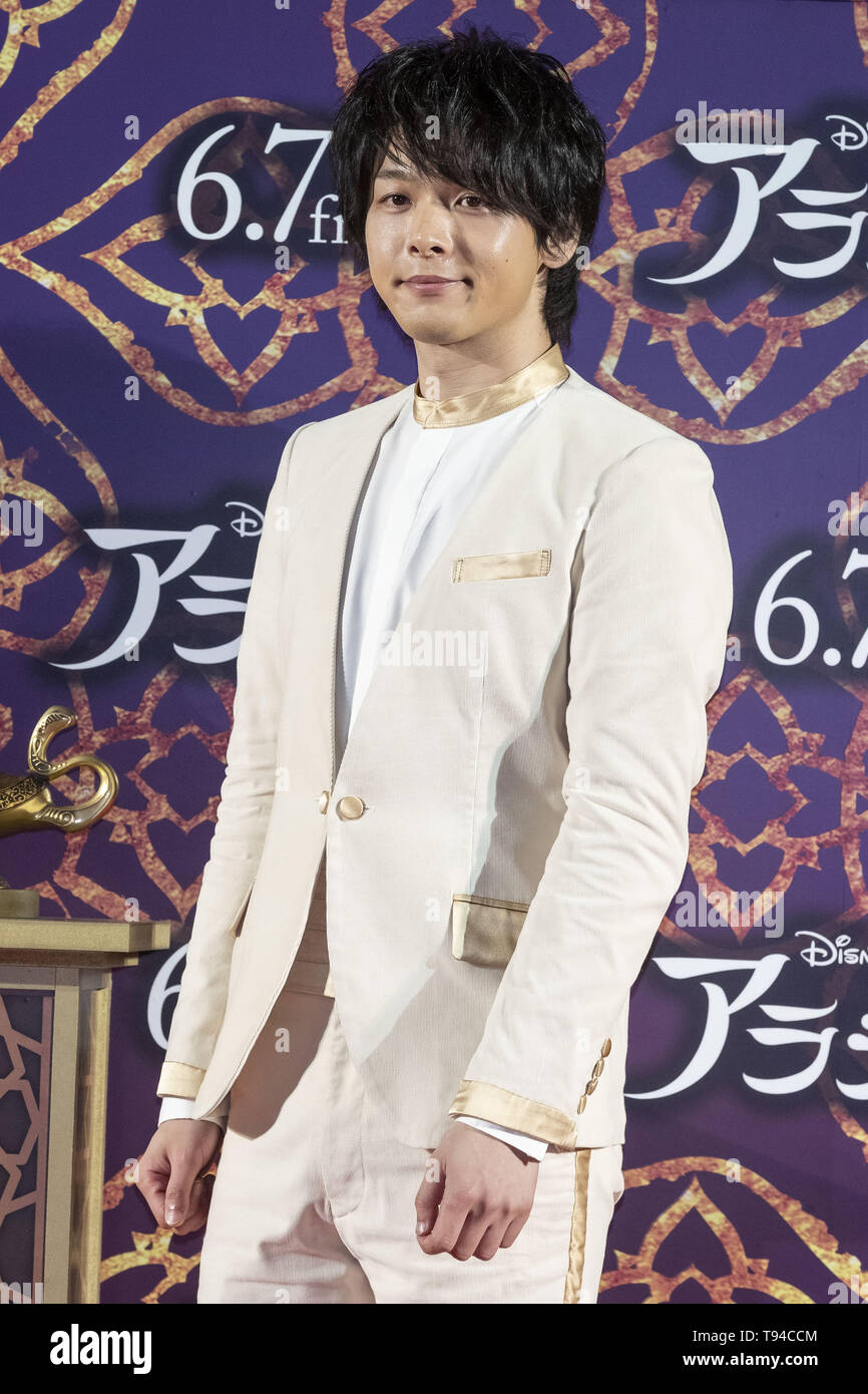 May 16, 2019 Tokyo, Japan Japanese actor Tomoya Nakamura poses for