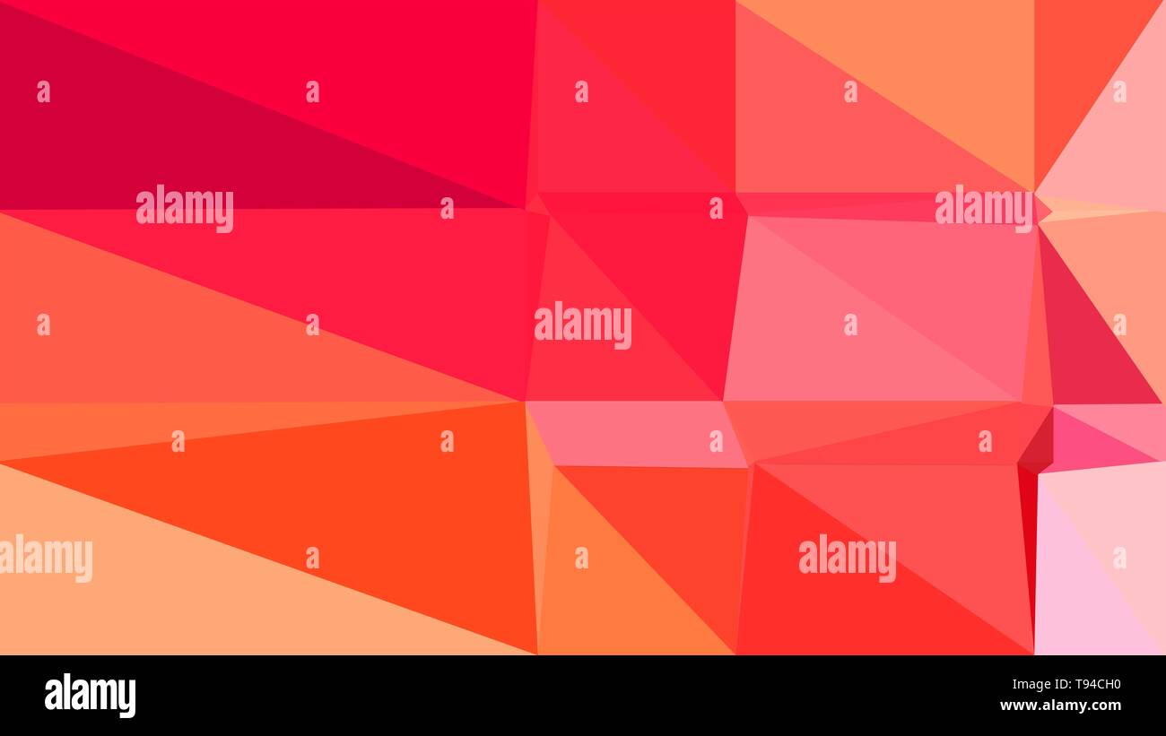 Modern Contemporary Art With Crimson Light Pink And Light Salmon