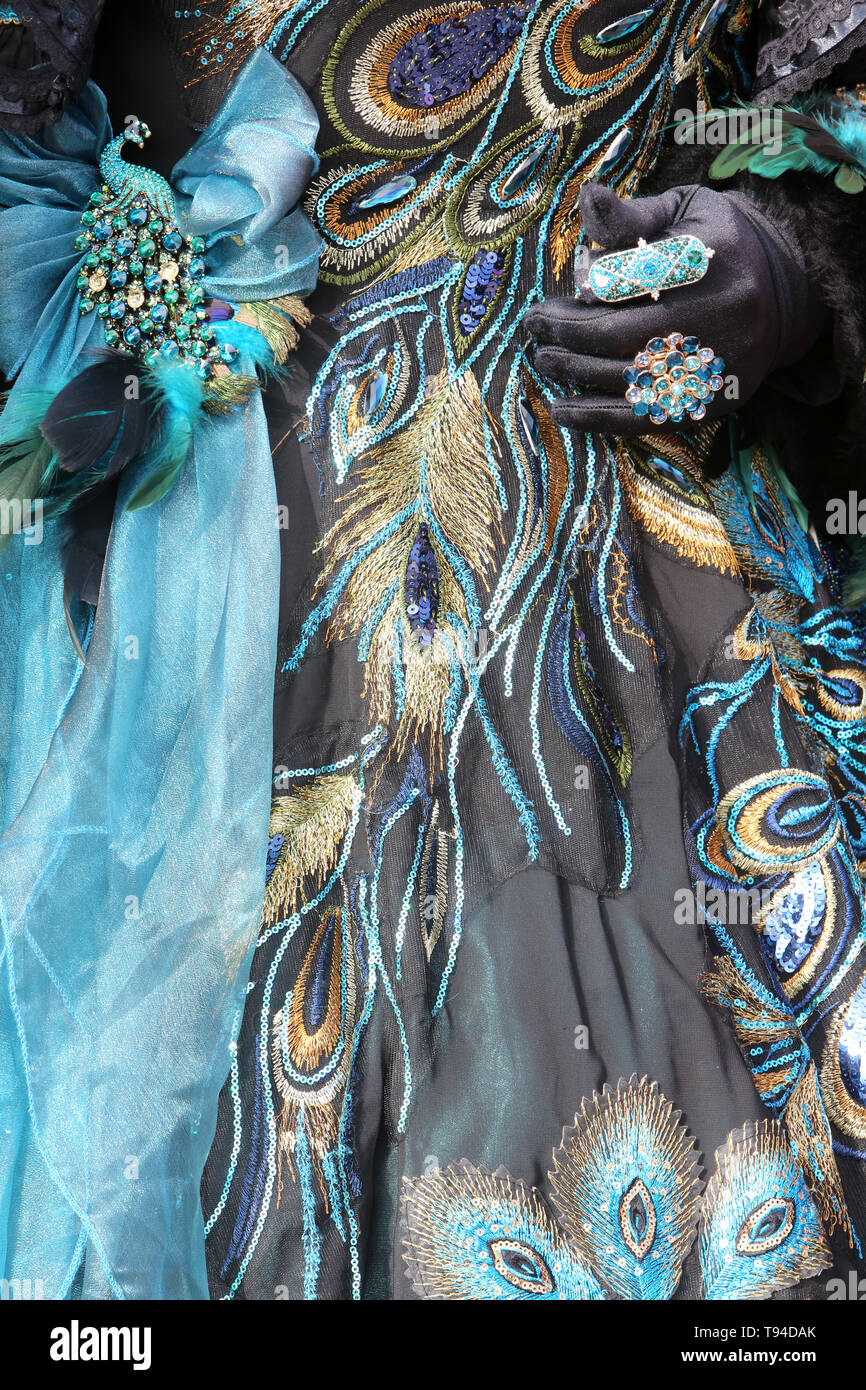 Costume vénitien. Carnaval Vénitien. Stock Photo