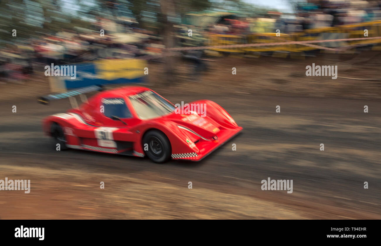 Rally Subida Moya, Gran Canaria, Spain Stock Photo