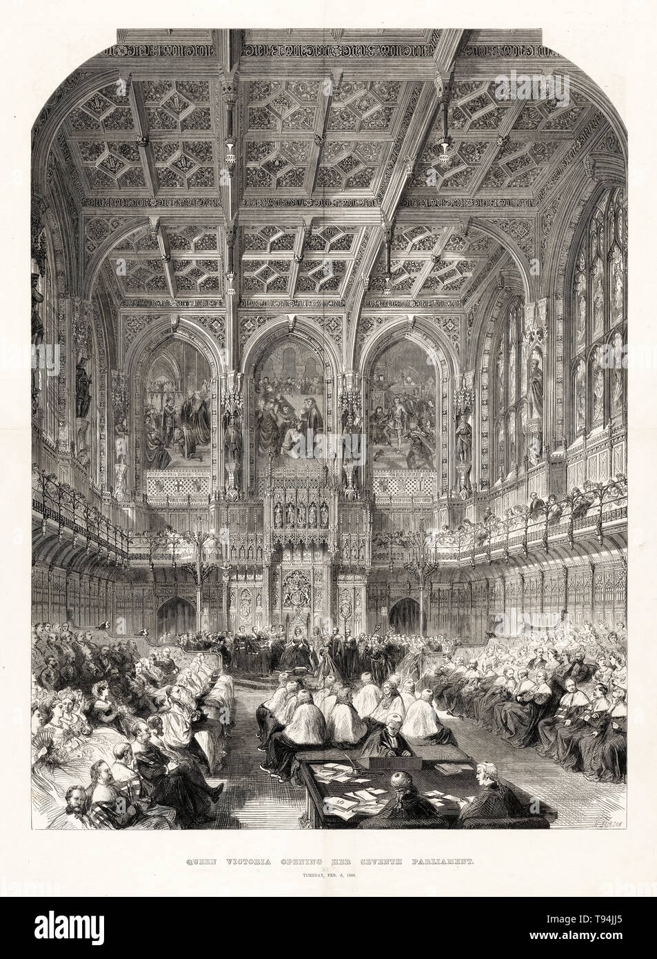 Queen Victoria, State Opening of Parliament, House of Lords, Tuesday