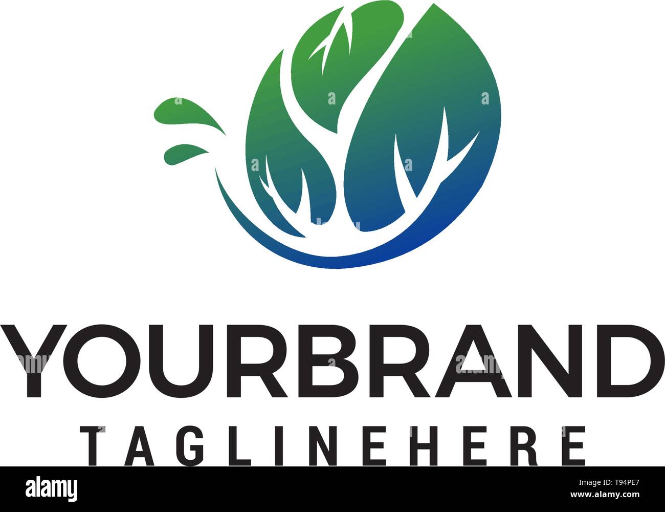 tree concept logo design concept template vector Stock Vector Image ...