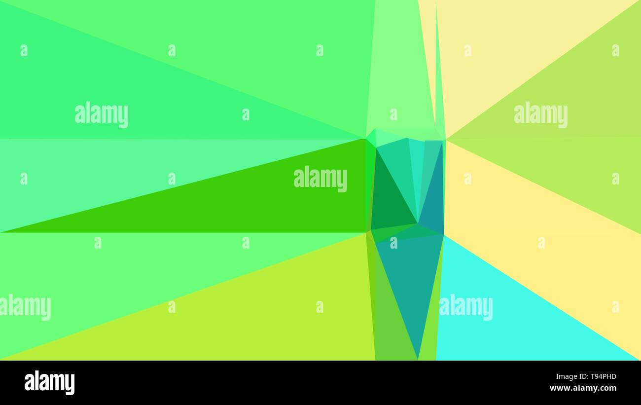 geometric pastel green, pastel yellow and green yellow color background