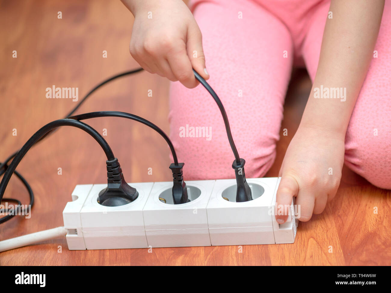 Safety plug child hi-res stock photography and images - Alamy