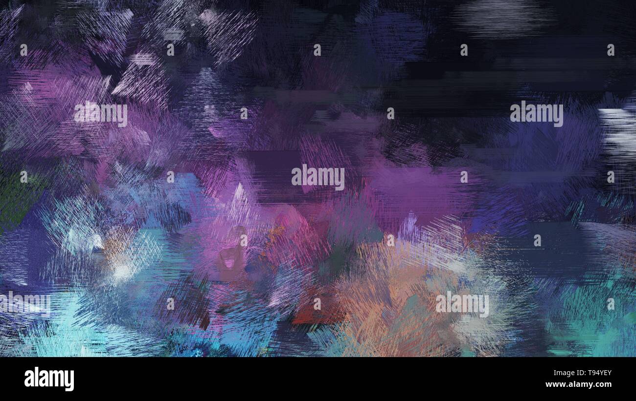 Very Dark Violet Pastel Purple And Medium Aqua Marine Color