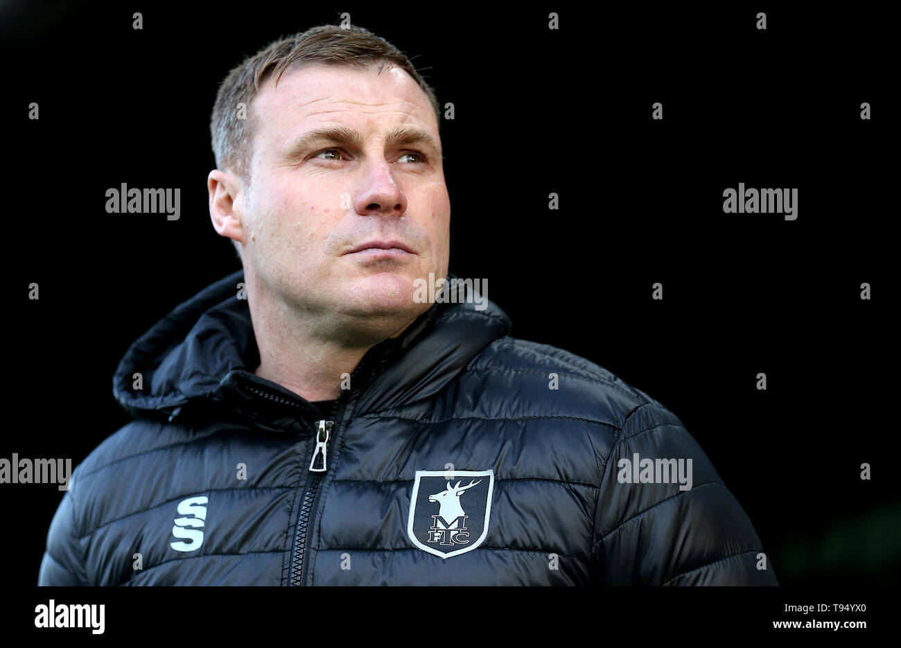 Mansfield town manager david flitcroft hires stock photography and