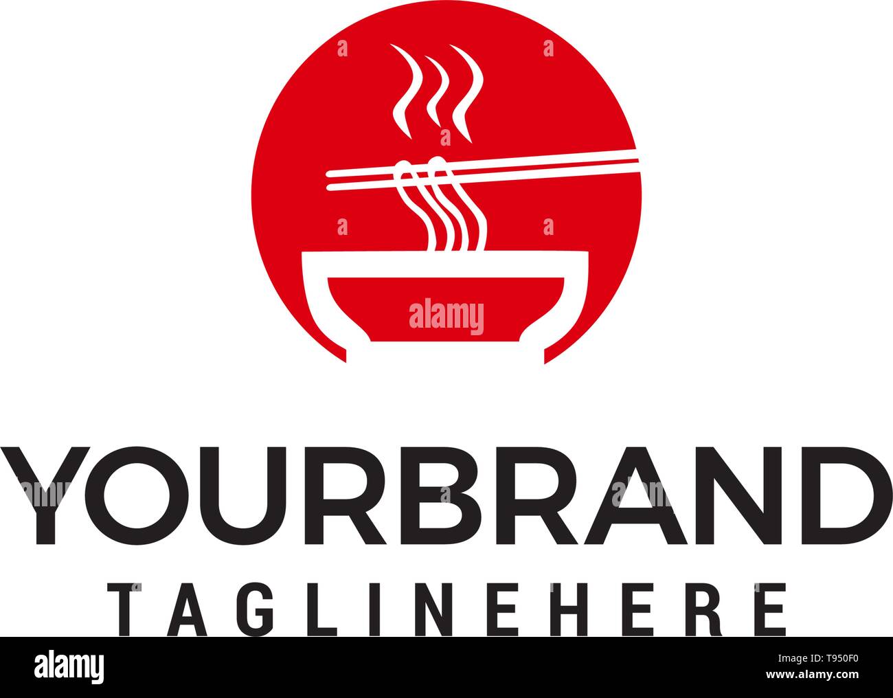 Noodle logo hires stock photography and images Alamy