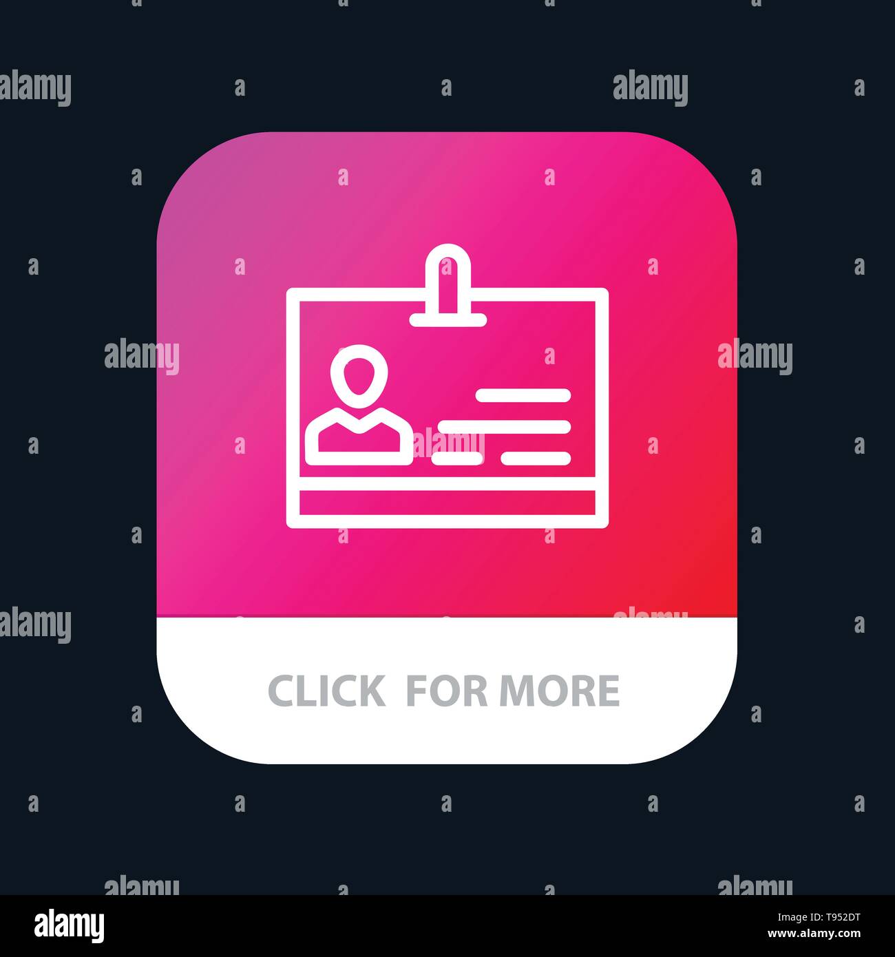 Id button Stock Vector Images - Alamy