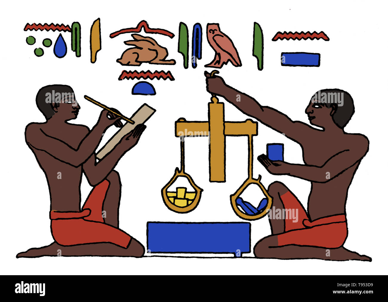 Weights and measures were among the earliest tools invented by man. Early Babylonian and Egyptian records, and the Bible, indicate that length was first measured with the forearm, hand, or finger and that time was measured by the periods of the sun, moon, and other heavenly bodies. When it was necessary to compare the capacities of containers such as gourds or clay or metal vessels, they were filled with plant seeds that were then counted to measure the volumes. Stock Photo