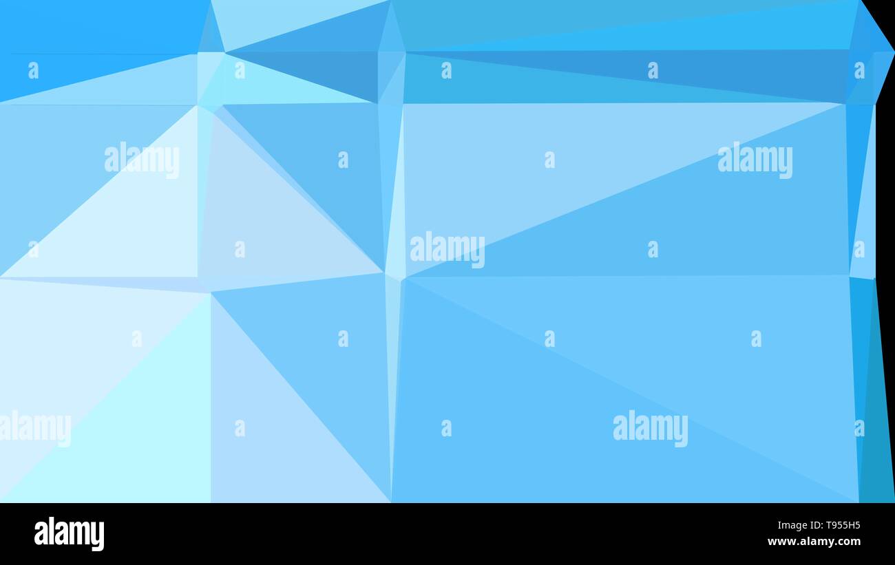 Light Sky Blue Pale Turquoise And Black Color Geometric Triangle