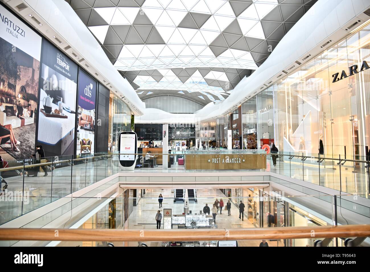 Westfield, London shopping centre Stock Photo