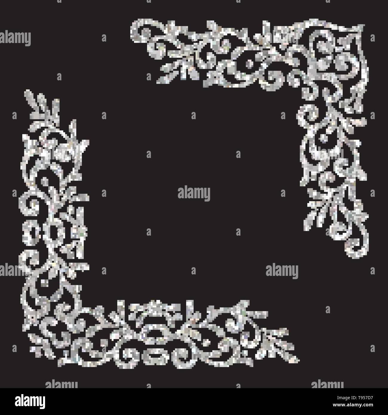 Corners Vintage border corners hi-res stock photography and images - Alamy