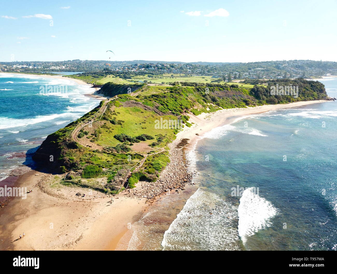 Long Reef Headland (Sydney NSW Australia) is an iconic headland was ...