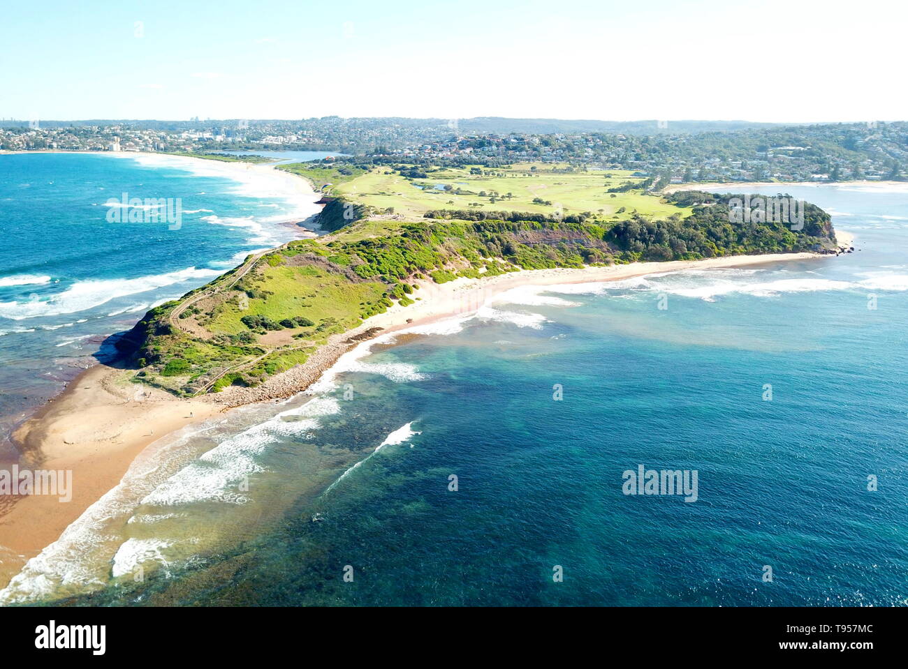 Long Reef Headland (Sydney NSW Australia) is an iconic headland was ...