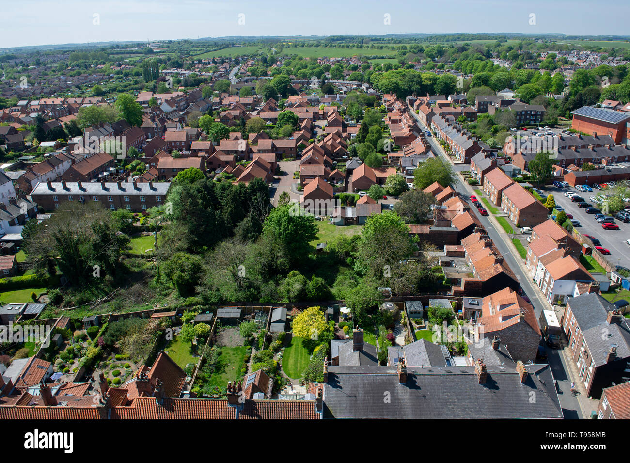The town of Beverley in East Yorkshire Stock Photo Alamy