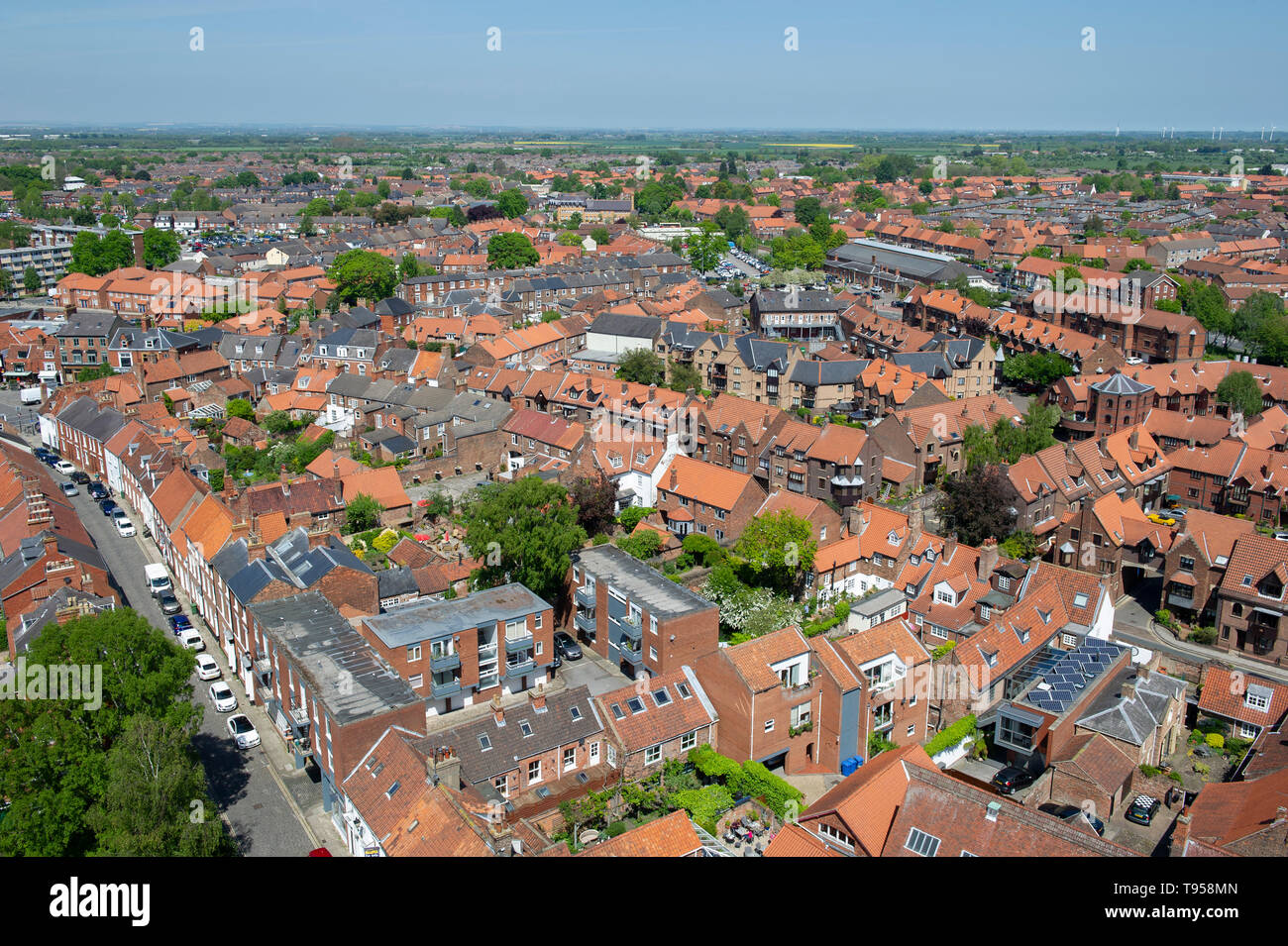 The town of Beverley in East Yorkshire Stock Photo