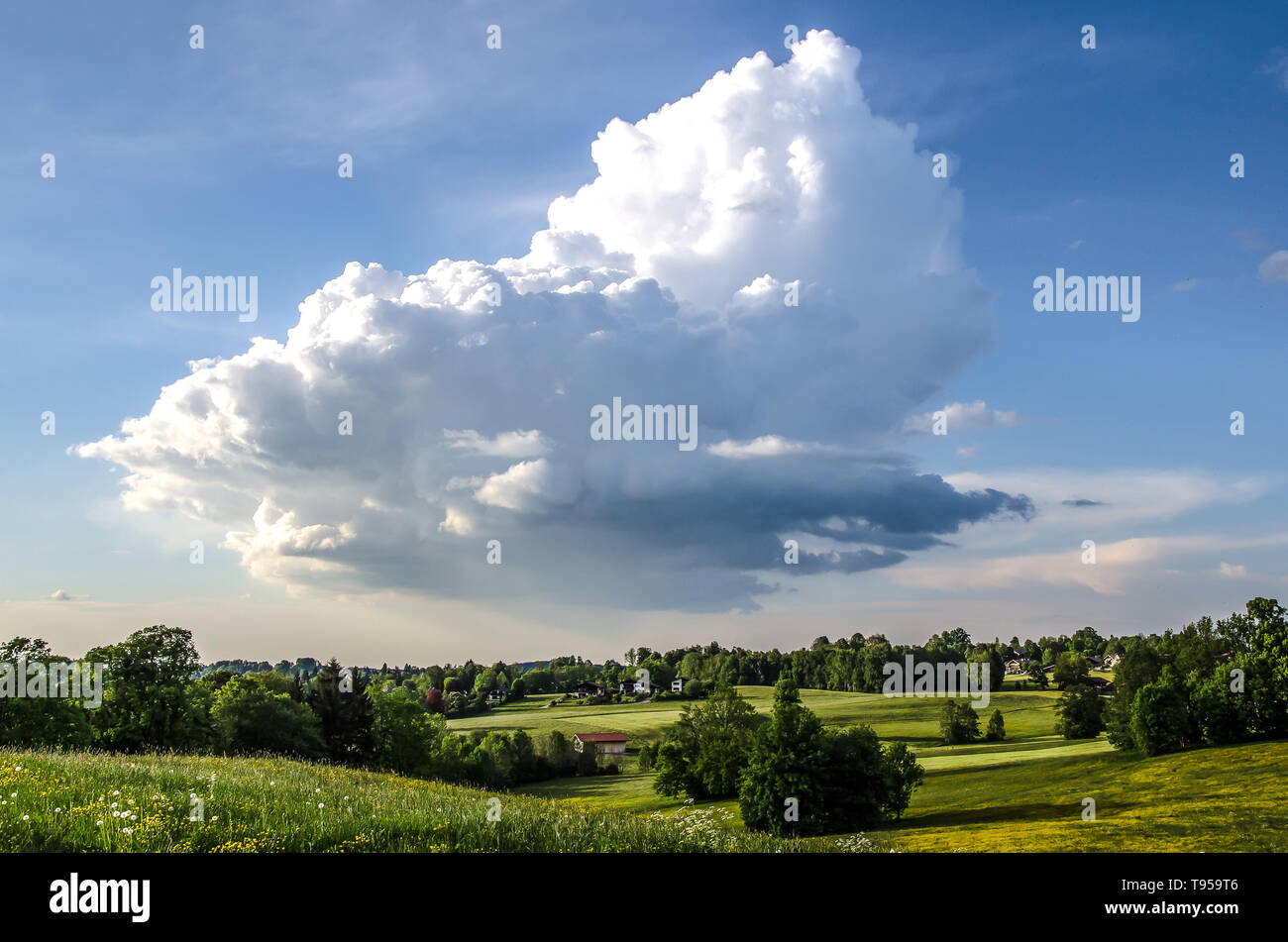 weather in the alpine upland Stock Photo Alamy