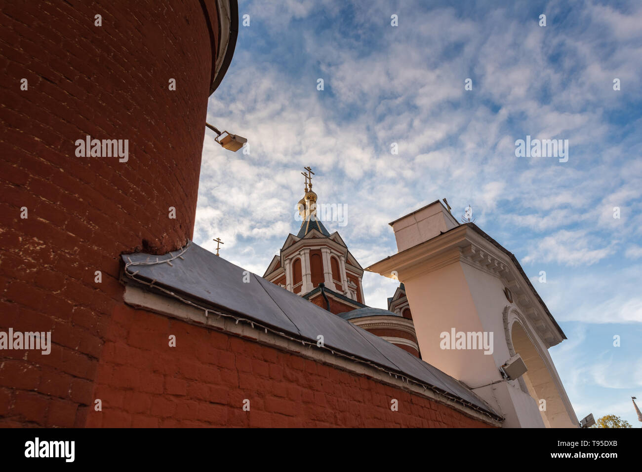 Cathedral of the Exaltation of the Holy Cross, Kremlin of Kolomna, Region of Moscow, Russia. Stock Photo