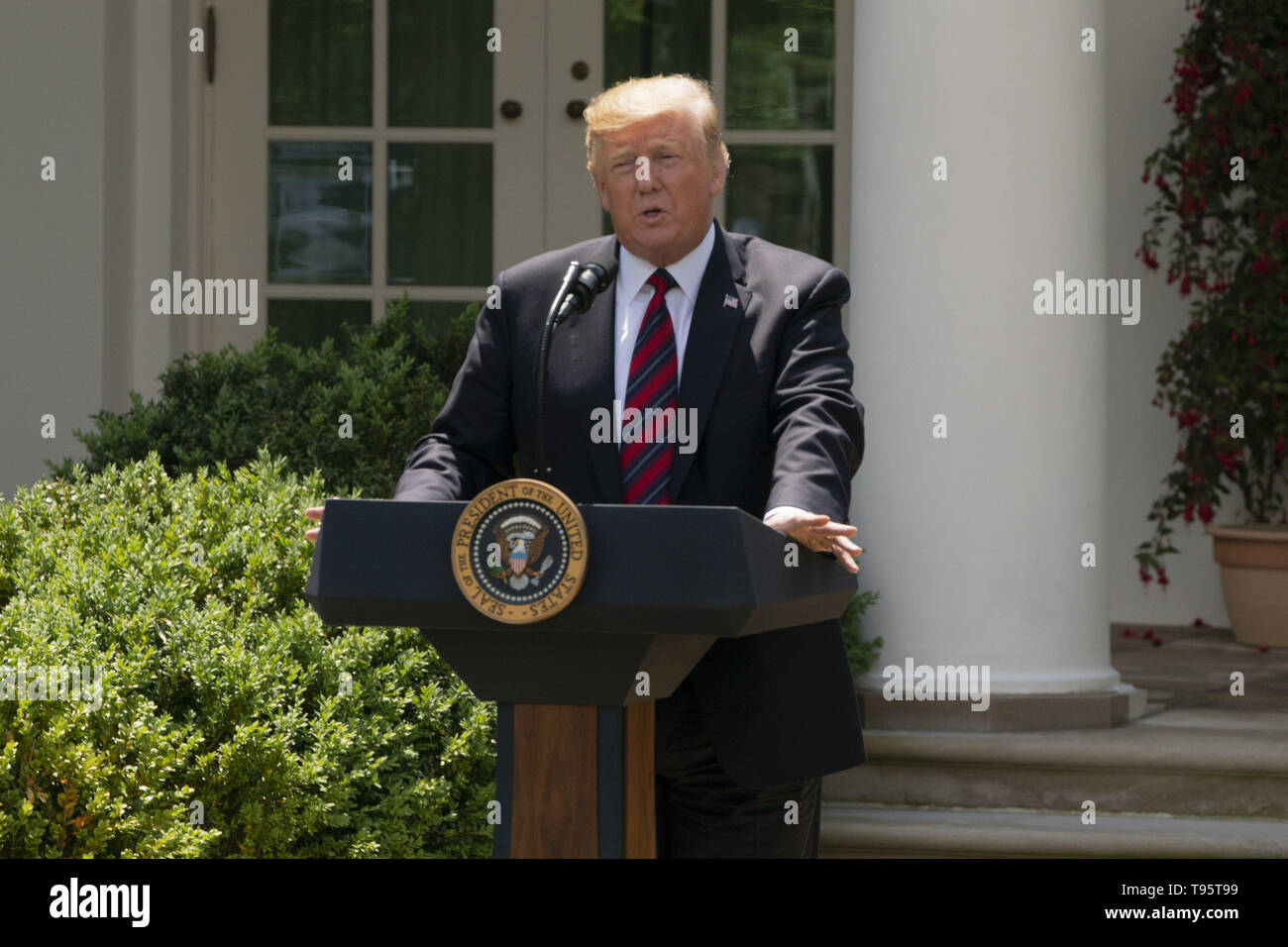 Washington, District of Columbia, USA. 16th May, 2019. President DONALD