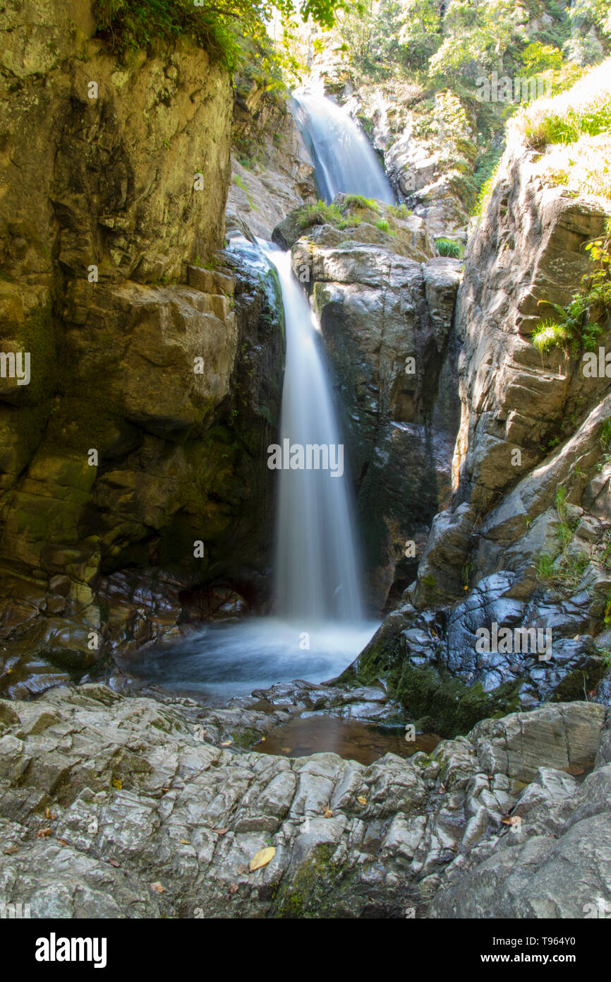 Fotinski waterfalls Stock Photo