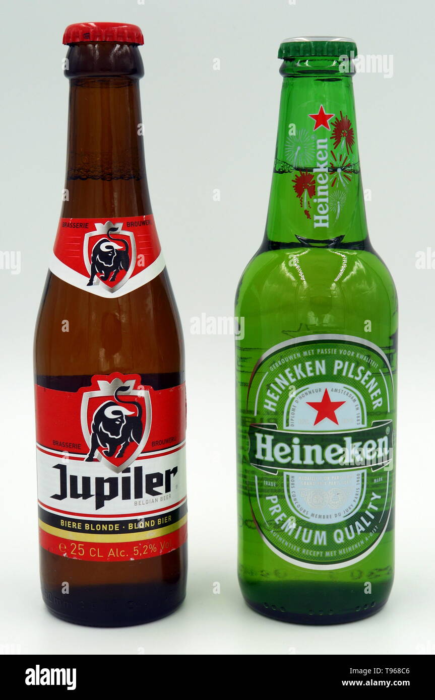 Heineken international beer brand alcohol hires stock photography and