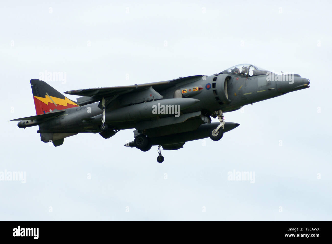 Hawker Siddeley Harrier, cold war Jump Jet, V/STOL Stock Photo