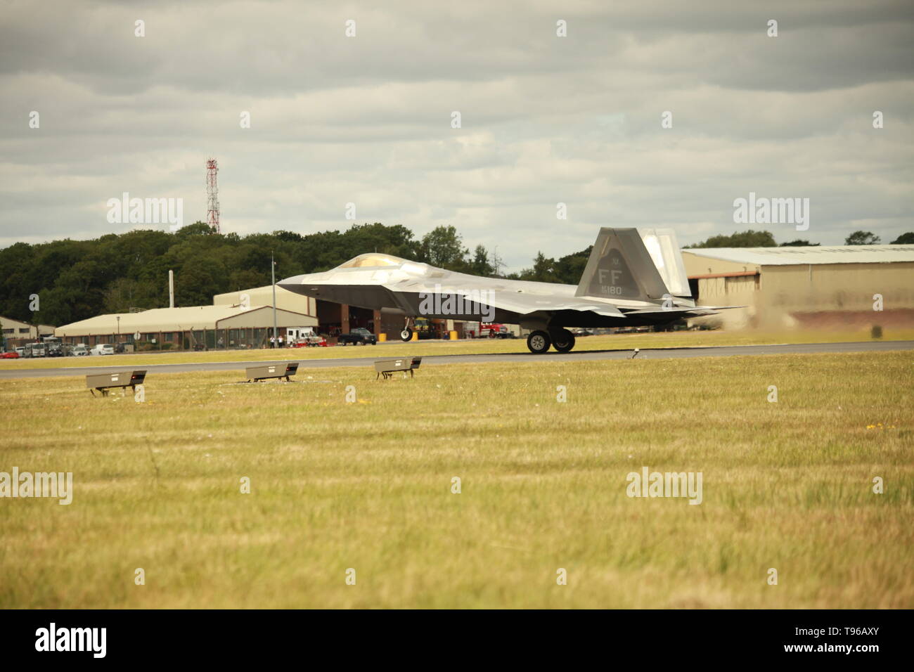 Lockheed Martin F-22 Raptor Stealth aircraft Stock Photo