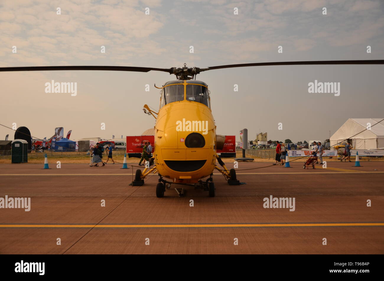 RAF search and rescue helicopter, Westland Whirlwind Stock Photo