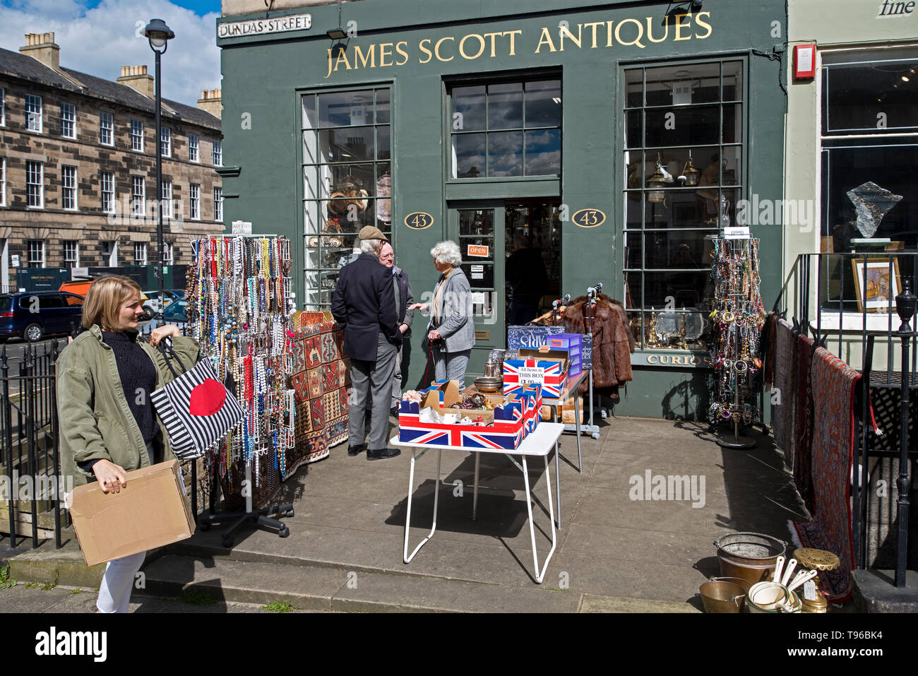 Edinburgh new town dundas street hires stock photography and images