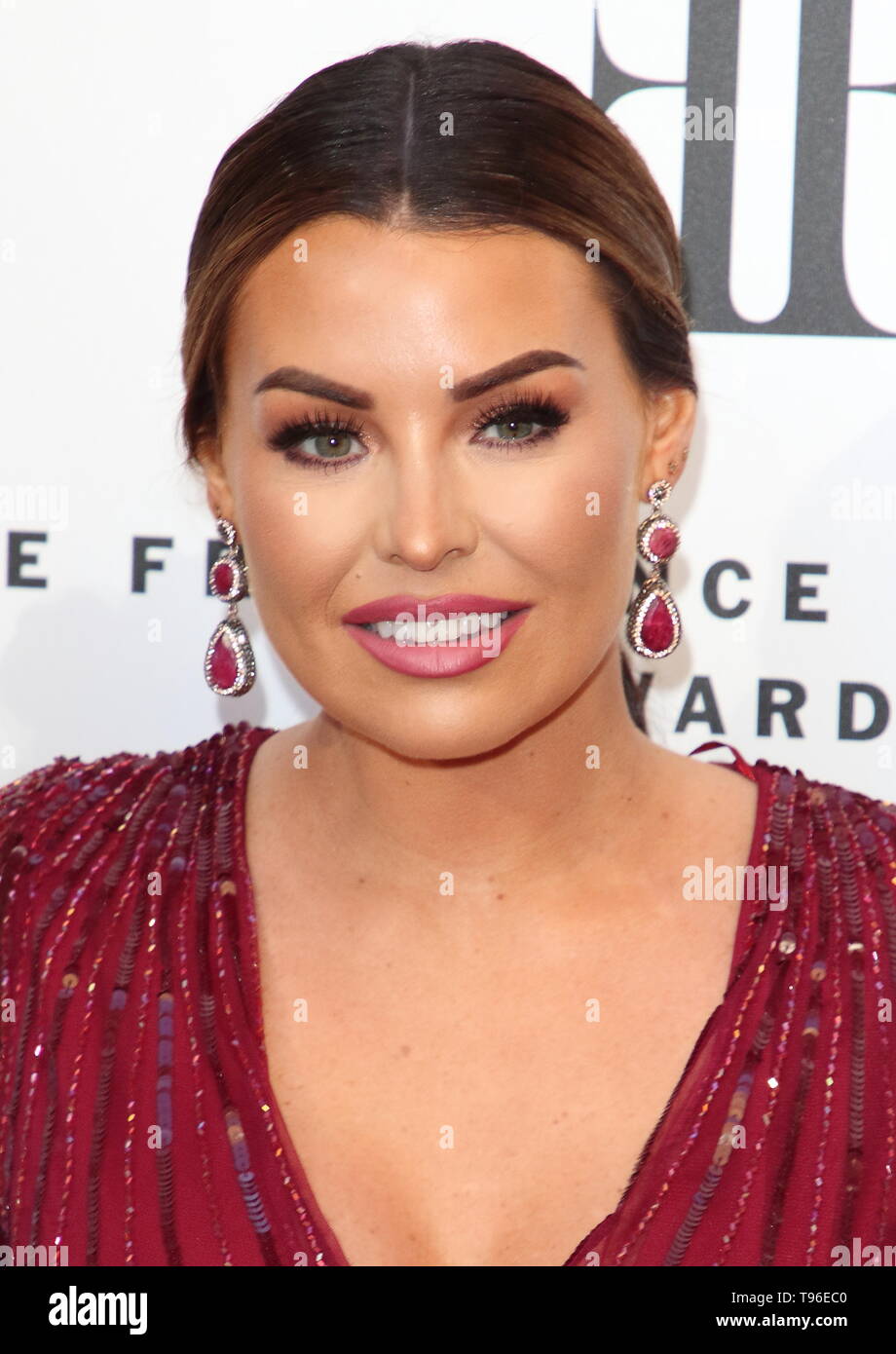 Jessica Wright seen during the Fragrance Foundation Awards 2019 at The
