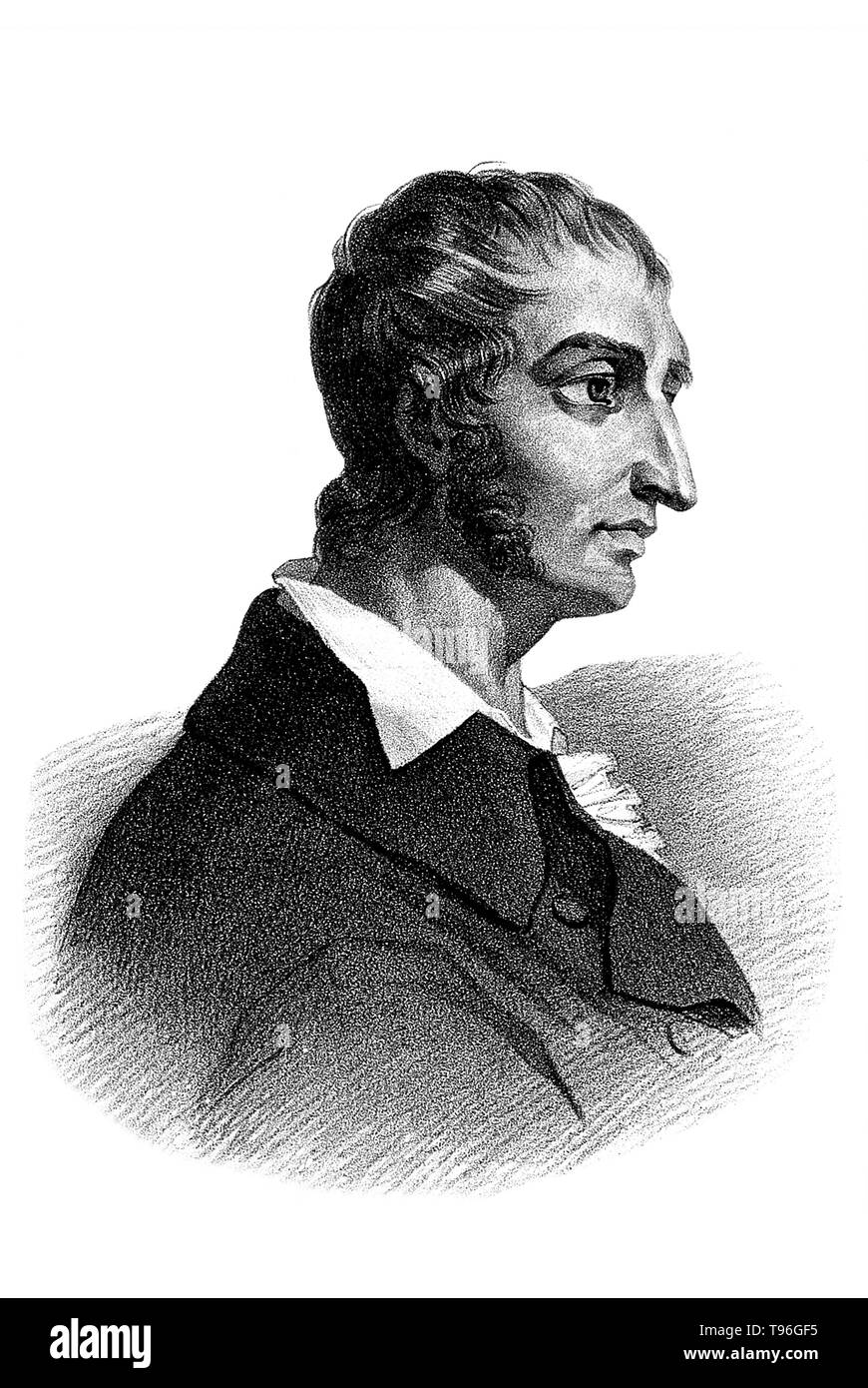 Marie François Xavier Bichat (November 14,  1771 - July 22, 1802) was a French anatomist and physiologist. Bichat is best remembered as the father of modern histology and pathology. Bichat's main contribution to medicine and physiology was his perception that the diverse body of organs contain particular tissues or membranes, and he described 21 such membranes, including connective, muscle, and nerve tissue. Stock Photo