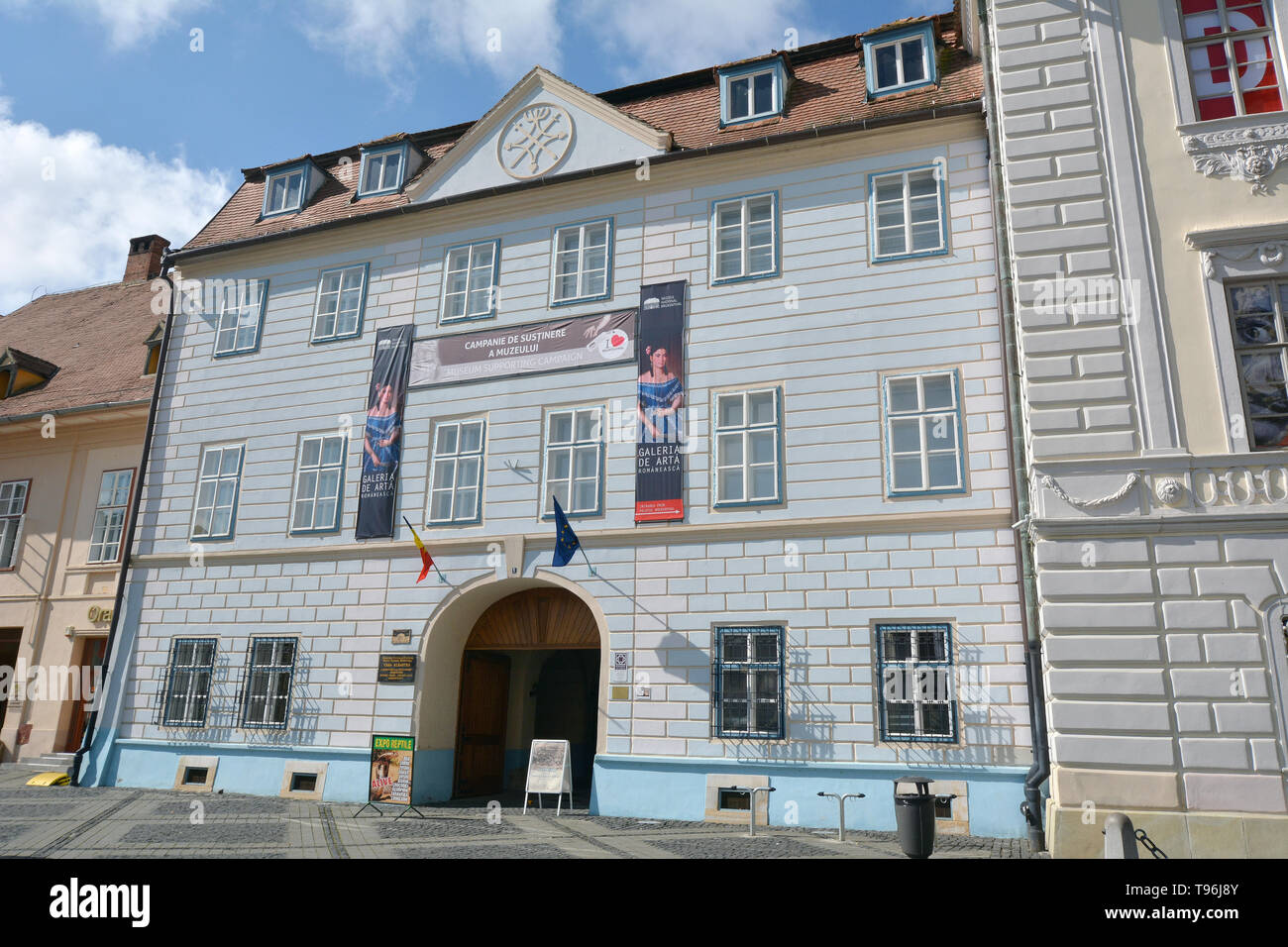 Sibiu (Hermannstadt), Rumänien, Siebenbürgen. Die Altstadt Stock Photo -  Alamy