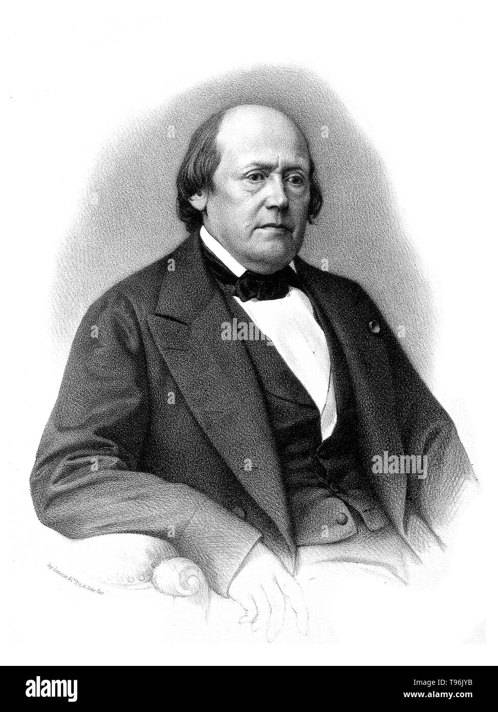 Henri Milne-Edwards (October 23, 1800 - July 29, 1885) was a French zoologist. At first he turned his attention to medicine, in which he graduated as an MD at Paris in 1823. His passion for natural history soon prevailed, and he gave himself up to the study of the lower forms of animal life. He became a student of Georges Cuvier and befriended Jean Victor Audouin. He became professor of hygiene and natural history in 1832 at the Collège Central des Arts et Manufactures. Stock Photo