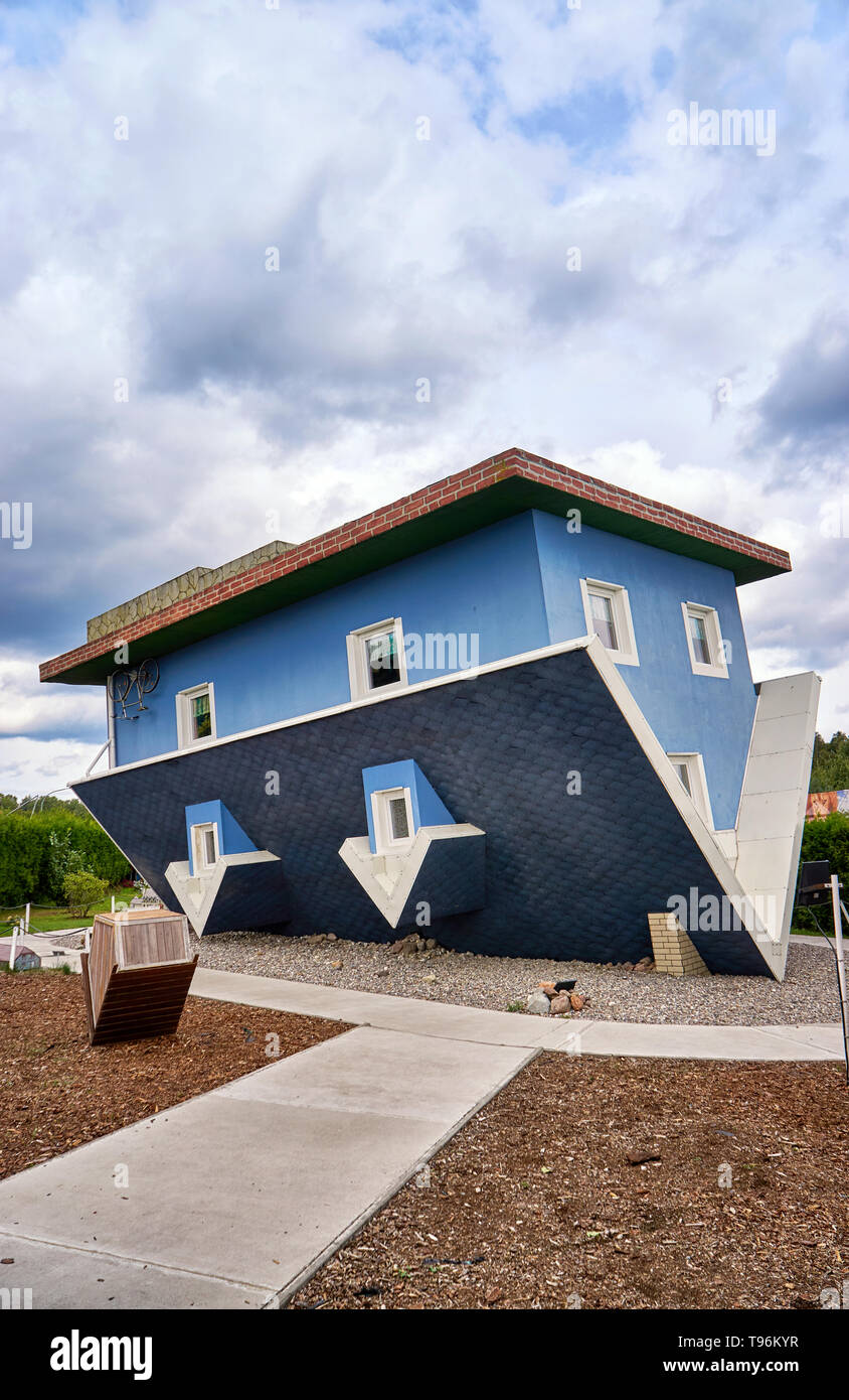 Upside Down House Germany Stock Photos Upside Down House Germany