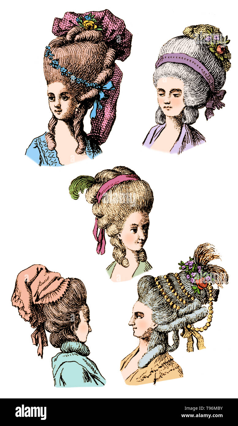 18th century woman wig hi res stock photography and images Alamy