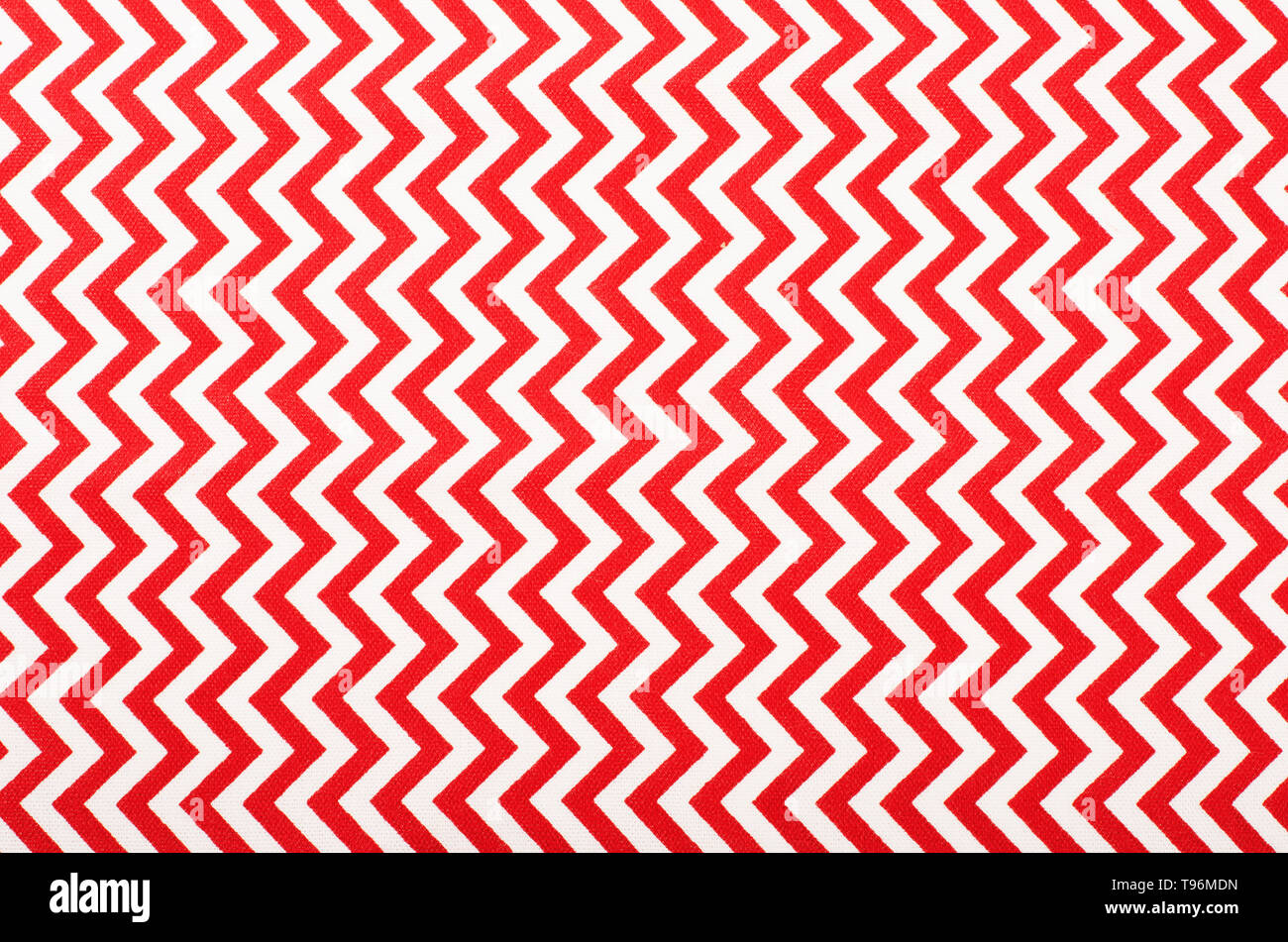 Pattern stripe seamless red and white colors textile texture. Wave