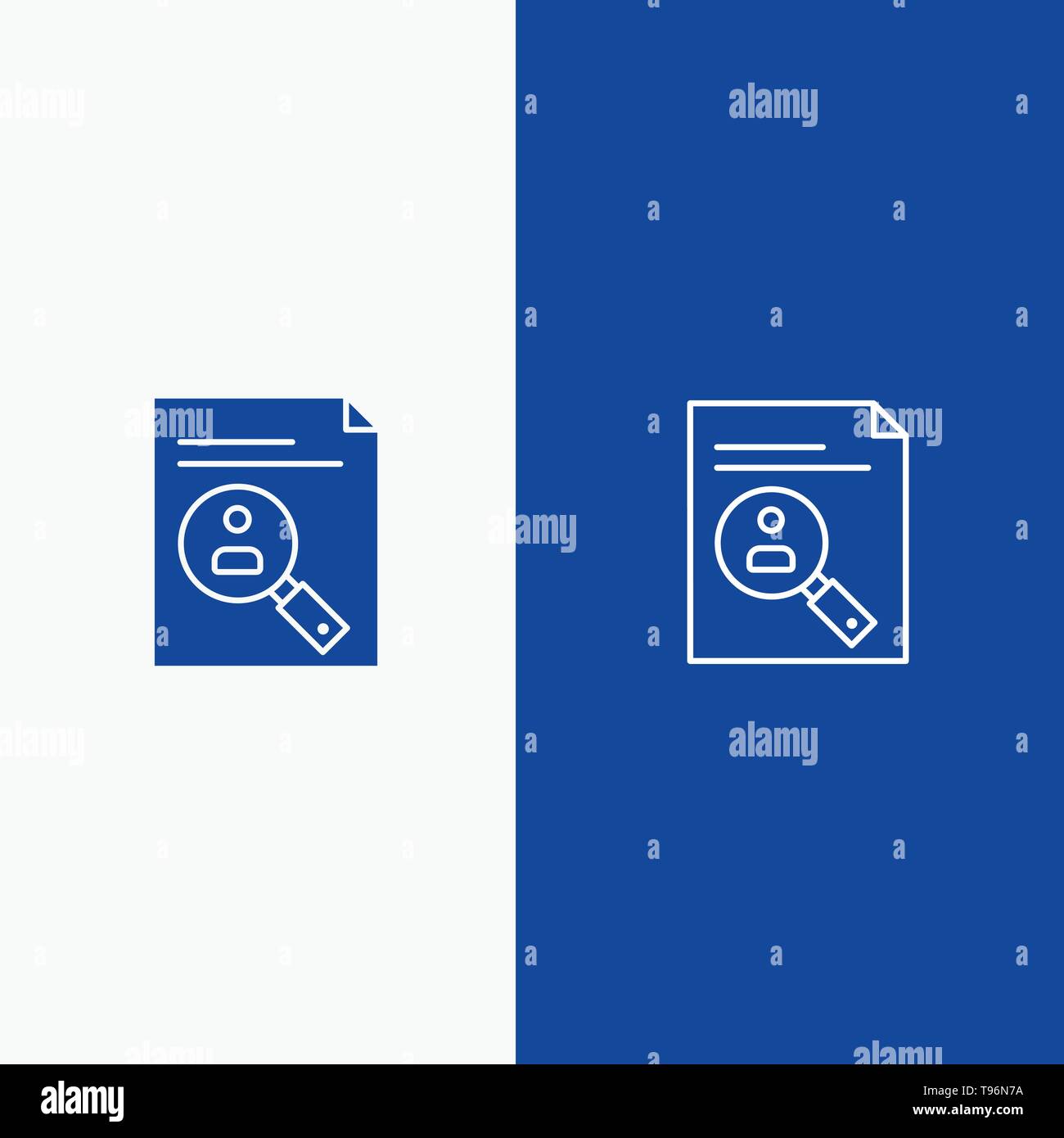 Application Clipboard Curriculum Cv Resume Staff Line And Glyph Solid Icon Blue Banner Line And Glyph Solid Icon Blue Banner Stock Vector Image Art Alamy