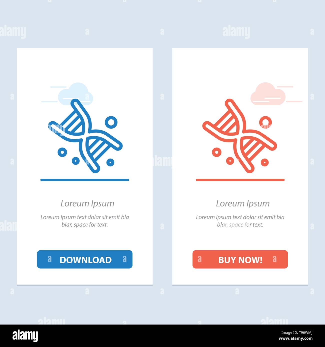 Bio, Dna, Genetics, Technology Blue and Red Download and Buy Now With Regard To Bio Card Template