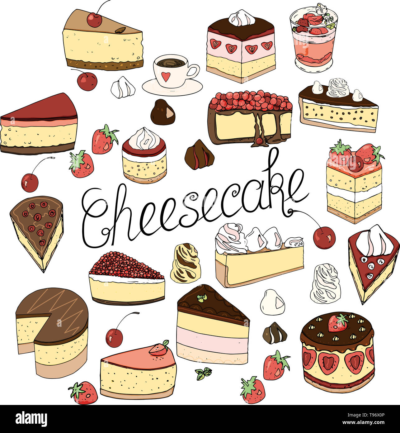 How To Draw Funny Cheesecake 