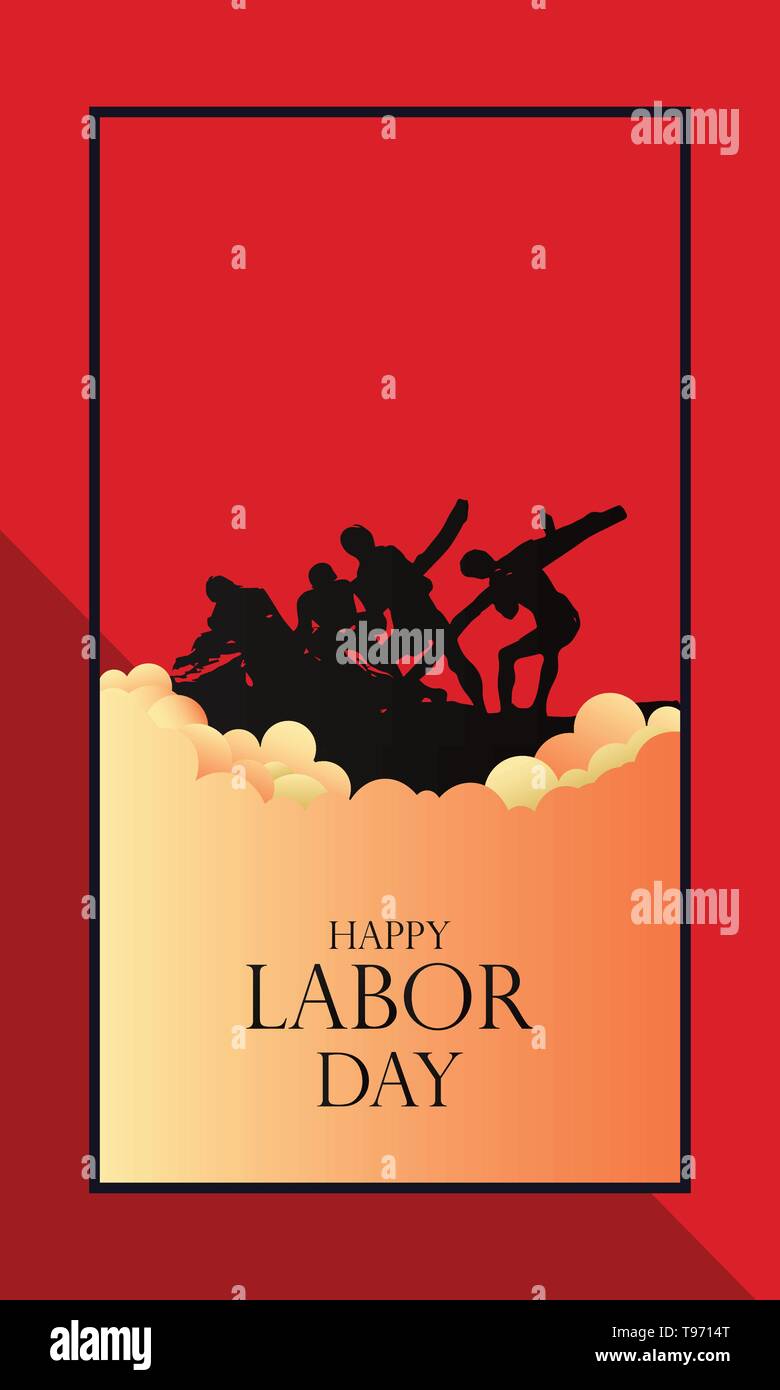 vector 'Labor Day' celebration banner Stock Vector