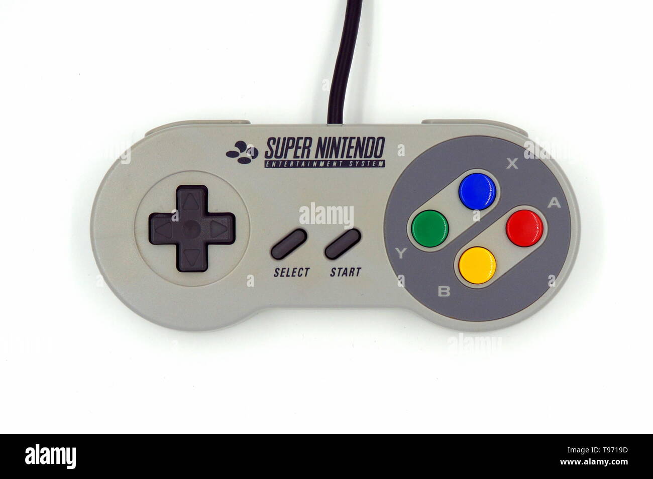 Amsterdam, the Netherlands- December 10, 2017: Super Nintendo (SNES) game  controller Stock Photo - Alamy