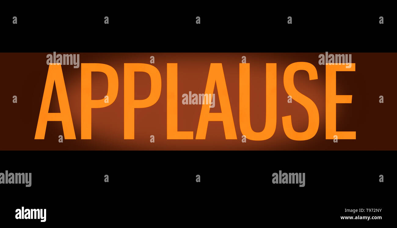 Applause sign studio hires stock photography and images Alamy