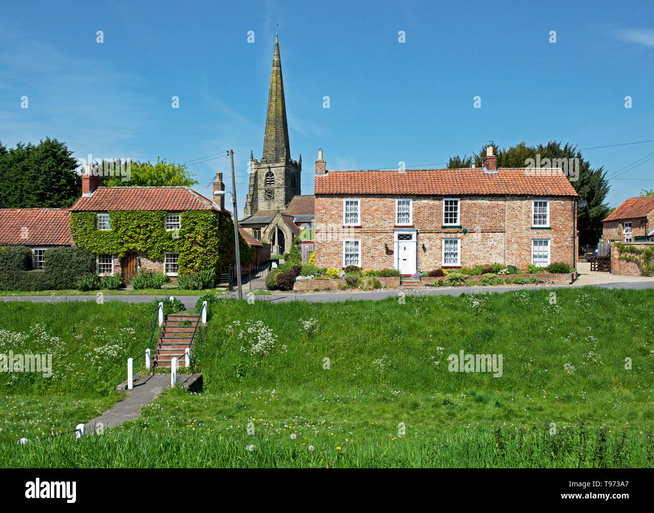 The village of Wilton, East Yorkshire, England UK Stock Photo