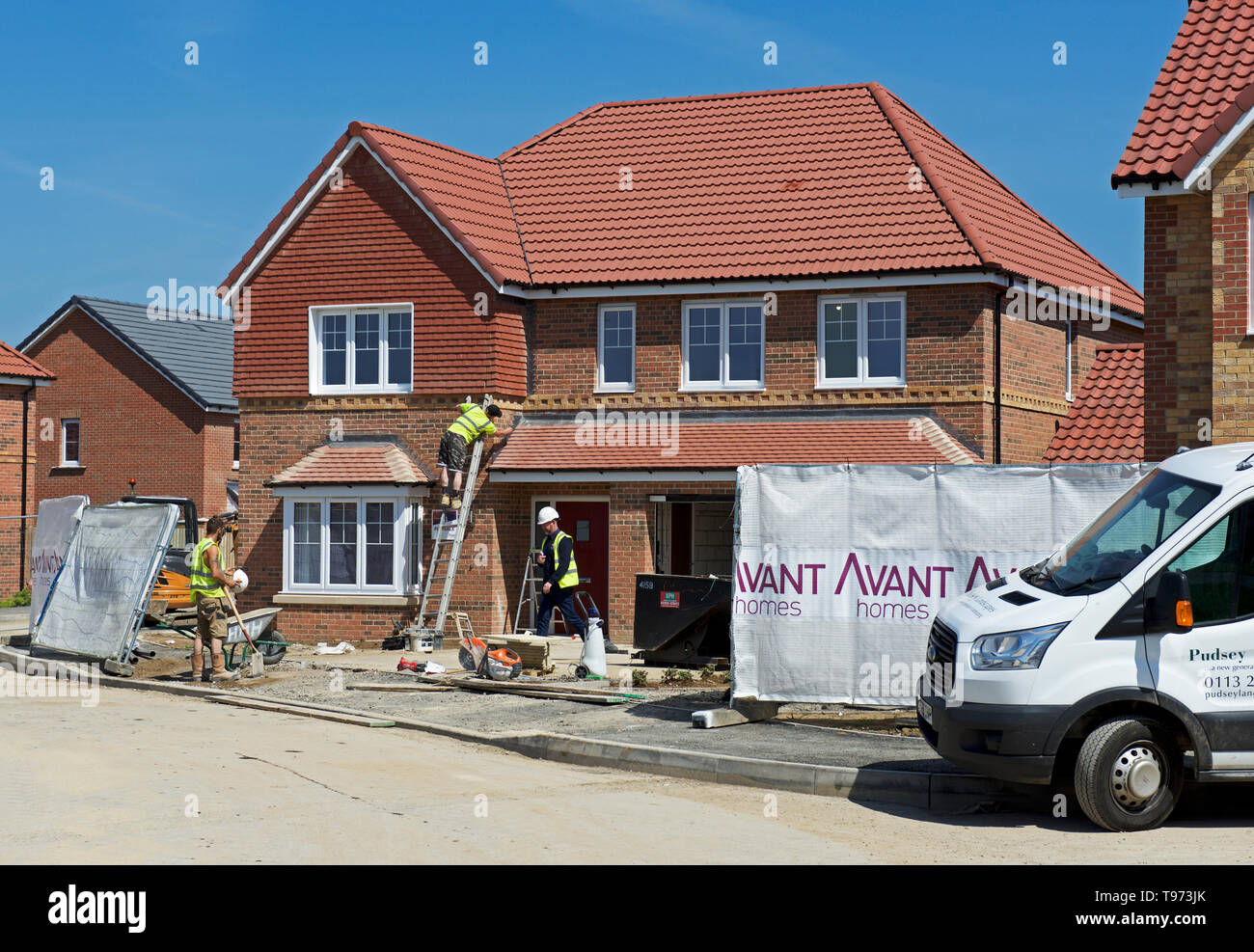 New Avant Homes housing development, Stamford Bridge, East Yorkshire
