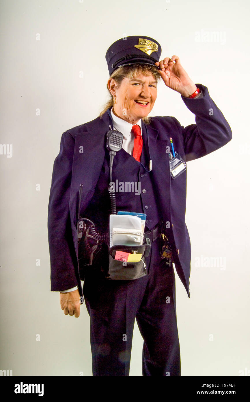 Uniform female train conductor hires stock photography and images Alamy