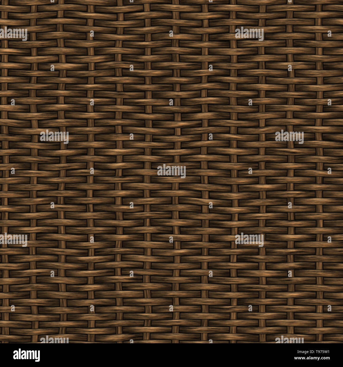 Rattan Seamless Texture Tile Stock Photo