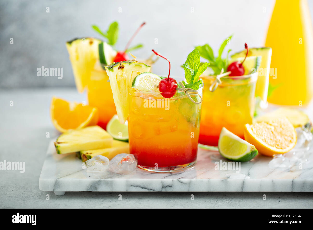 Tequila sunrise cocktail Stock Photo Alamy