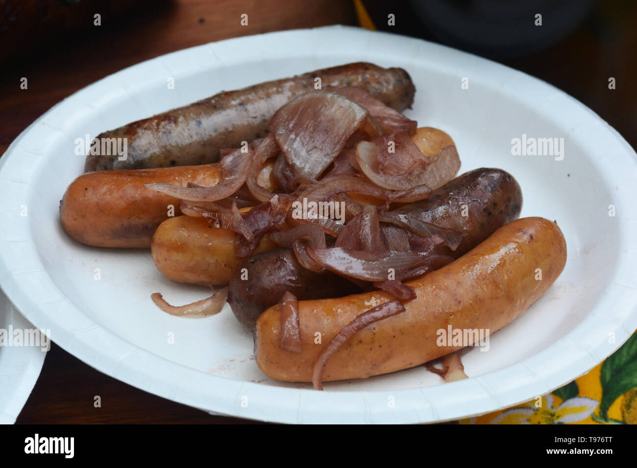 German Pork Hock and Sausage Stock Photo Alamy