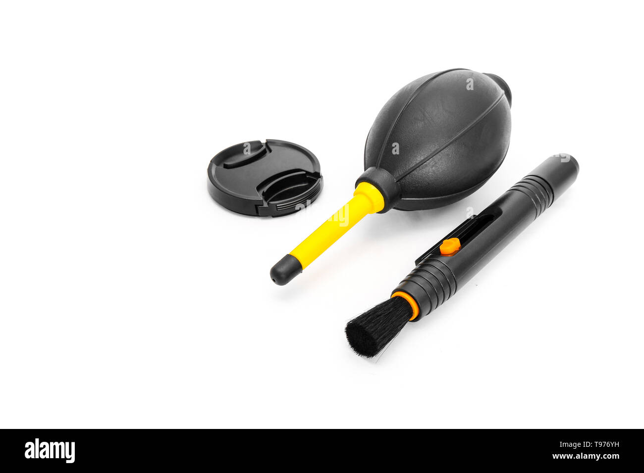 Closeup Lens Pen, Blower Brush and Lens Cover Black Color Tool (Symbol